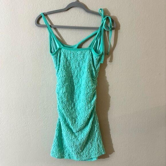 Lovers and Friends Forest Mini Green Dress Tank Bodycon Seafoam Size S - Picture 6 of 8